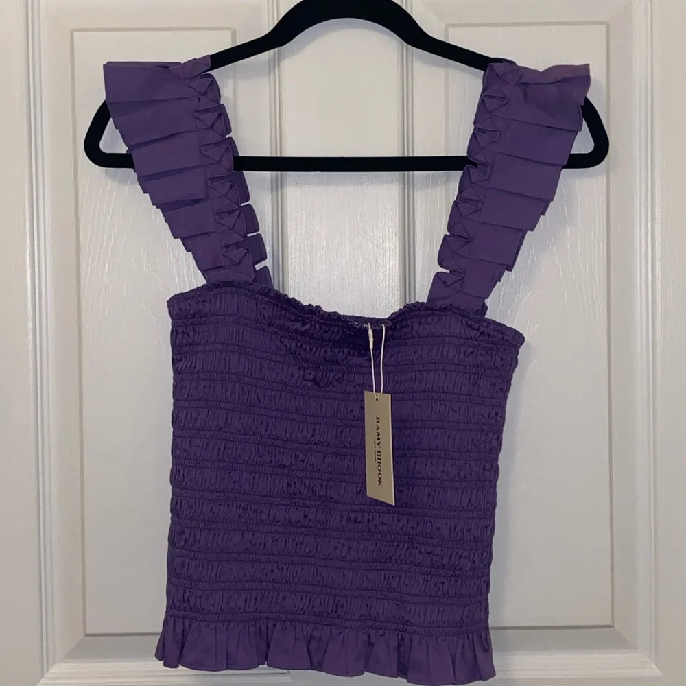 PURPLE Ramy Brook The Riley Top - Picture 2 of 5